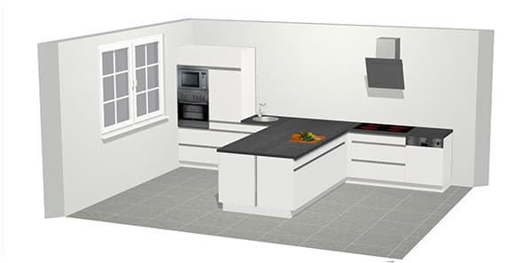 3D T-Keuken